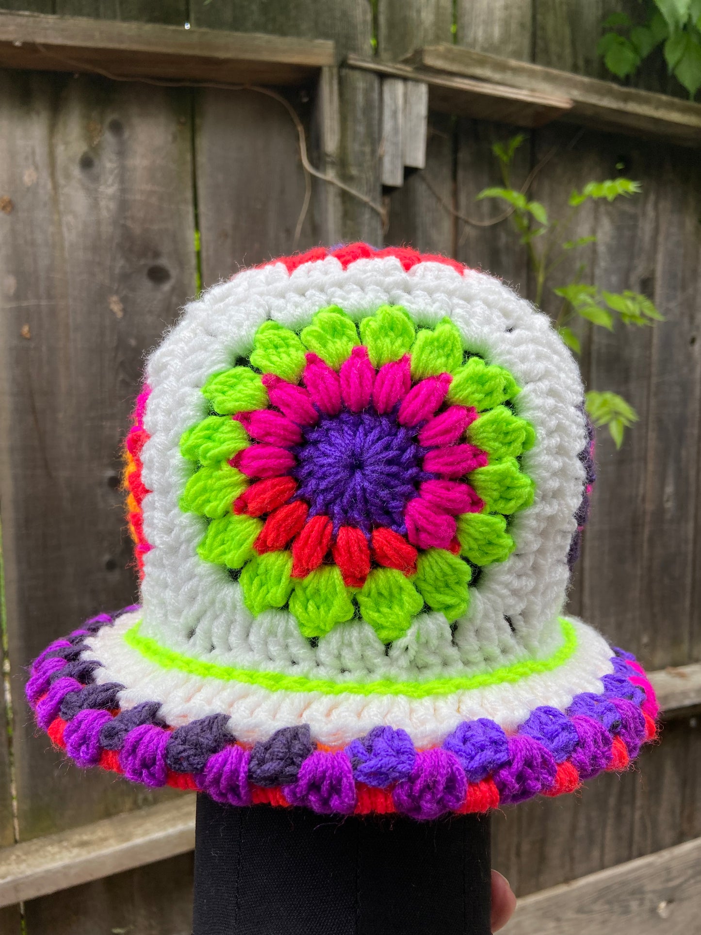 Neon bucket hat